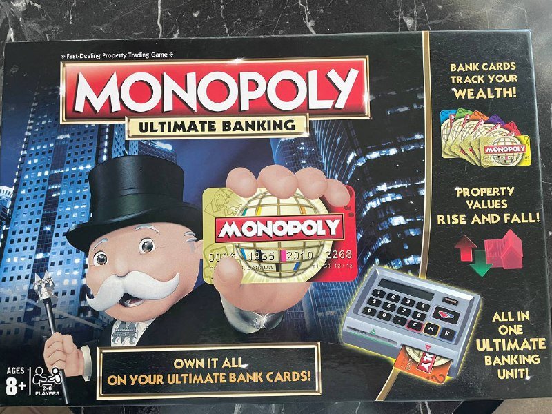 Настольная игра Монополия с электронным банком