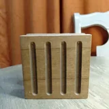 Деревянная салфетница ручной работы 1