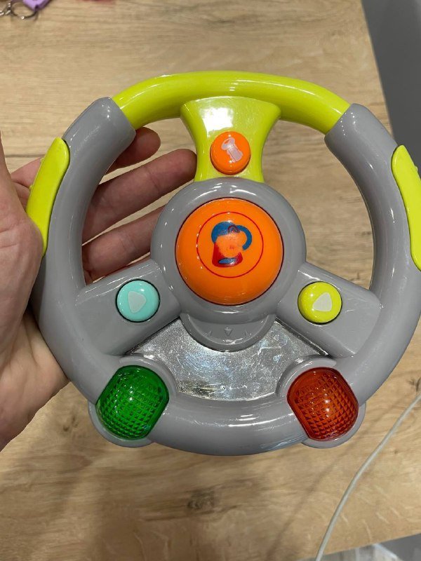 Набор детских развивающих игрушек, машинки, пазлы, музыкальный руль 3