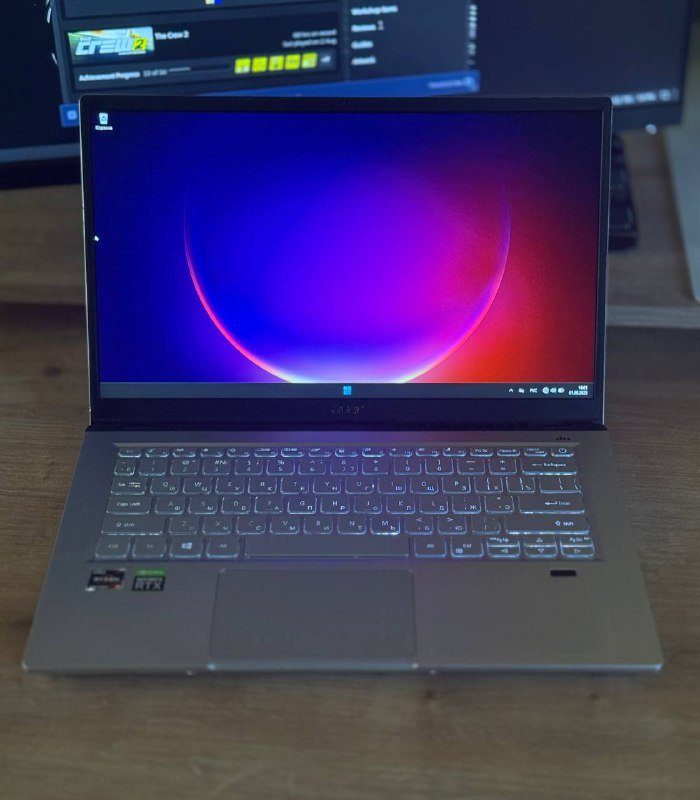 Ноутбук Acer Swift X игровой, 14” Full HD, Ryzen 5, RTX 3050