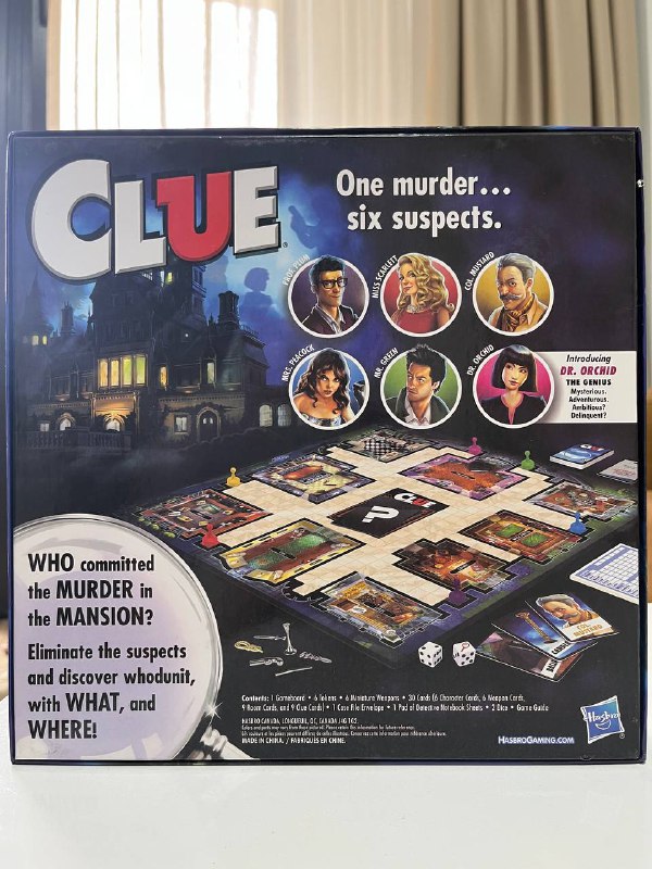 Настольные игры Clue, God of War и пазл 1000 New York 6