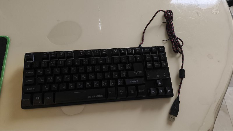 Клавиатура Bloody, мембранная клавиатура с русско-украинской раскладкой 7