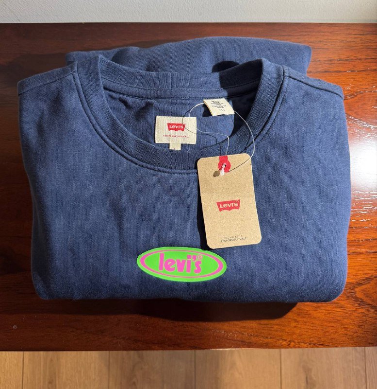 Мужская толстовка Levi's с флисом внутренняя