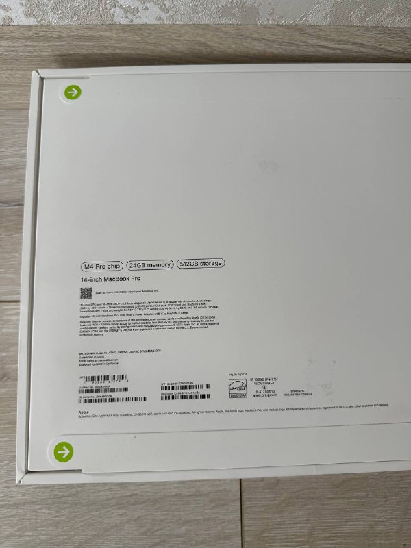Apple MacBook Pro 14 2024 M4 PRO 24GB RAM 512GB SSD 3