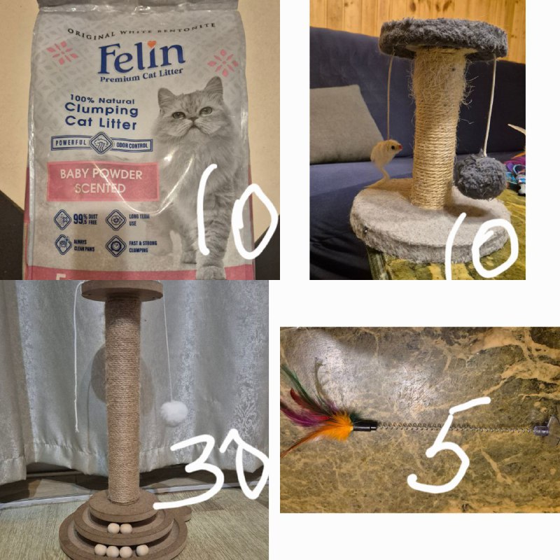 Вещи для кошек, корм, игрушки, лоток и др. 3
