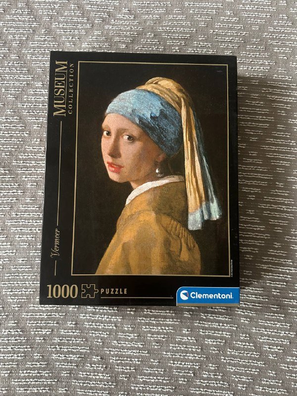 Пазлы Clementoni 1000 шт. Девушка с жемчужной сережкой