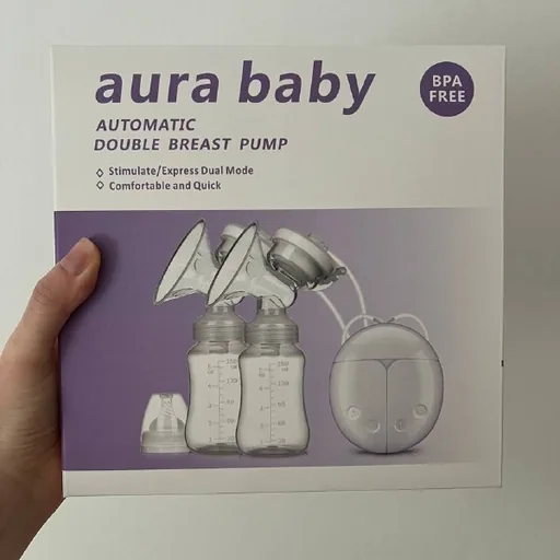 Новый двойной электрический молокоотсос Aura Baby