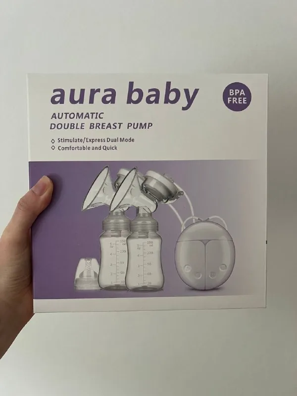 Новый двойной электрический молокоотсос Aura Baby 1