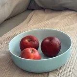 Заварочный чайник, плетеная подставка, глубокая миска 6