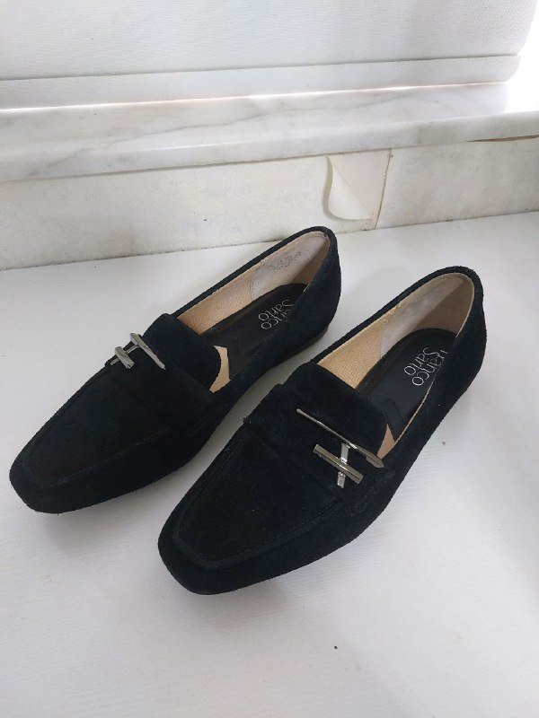 Franco Sarto замшевые туфли черные, размер 38 4