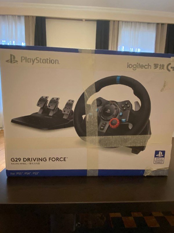 Руль с педалью и шифтером Logitech G29