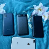 Iphone 8+, Xiaomi Redmi 9A, Google phone, наушники Marshall 1