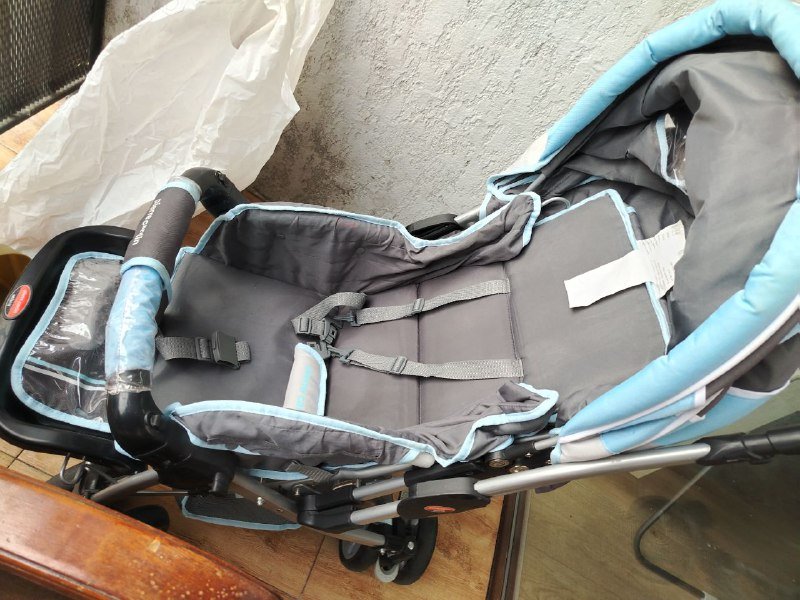 Коляска, ходунки, столик детский