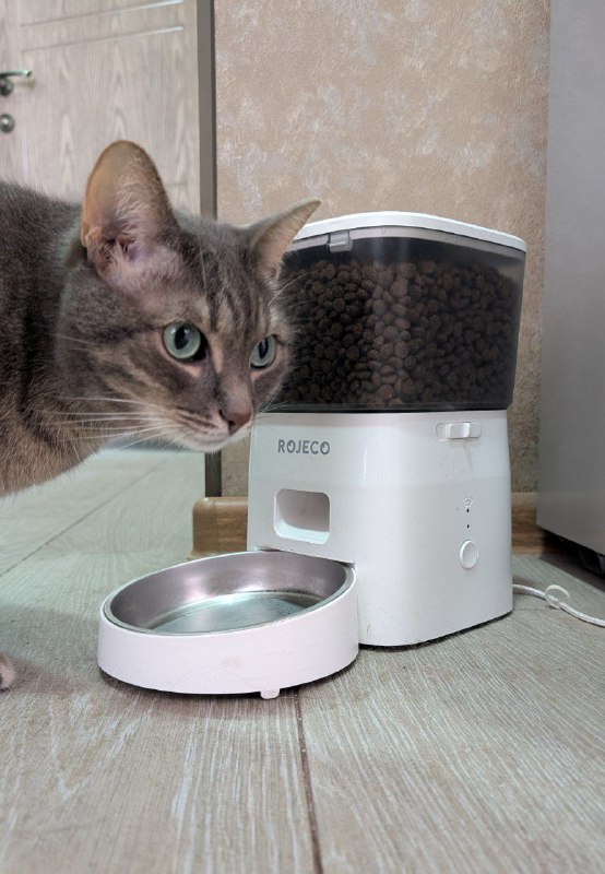 Умная автоматическая кормушка для животных ROJECO 2L WiFi Pet Feeder