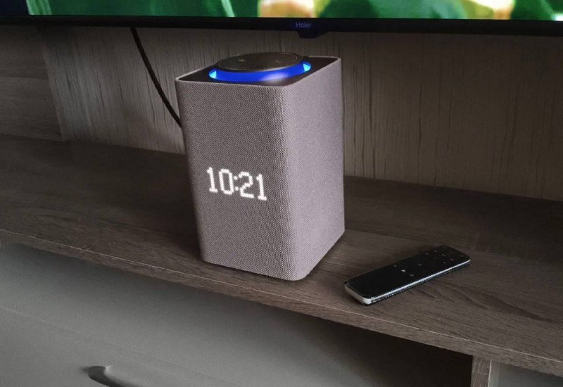 Умная колонка Яндекс Станция Макс с Алисой (бежевый) с пультом