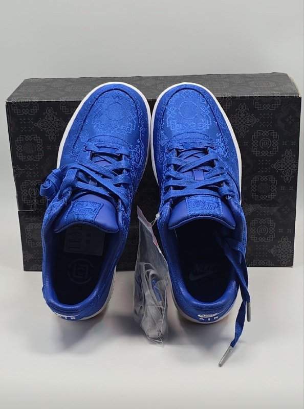Nike Air Force 1 Low CLOT Blue Silk кроссовки 38 размер 2