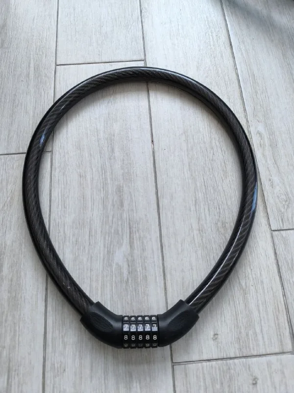 Велозамок тросовый Decathlon BTWIN 1