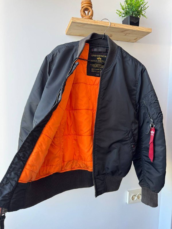 Бомбер Alpha Industries черный, размер L 2