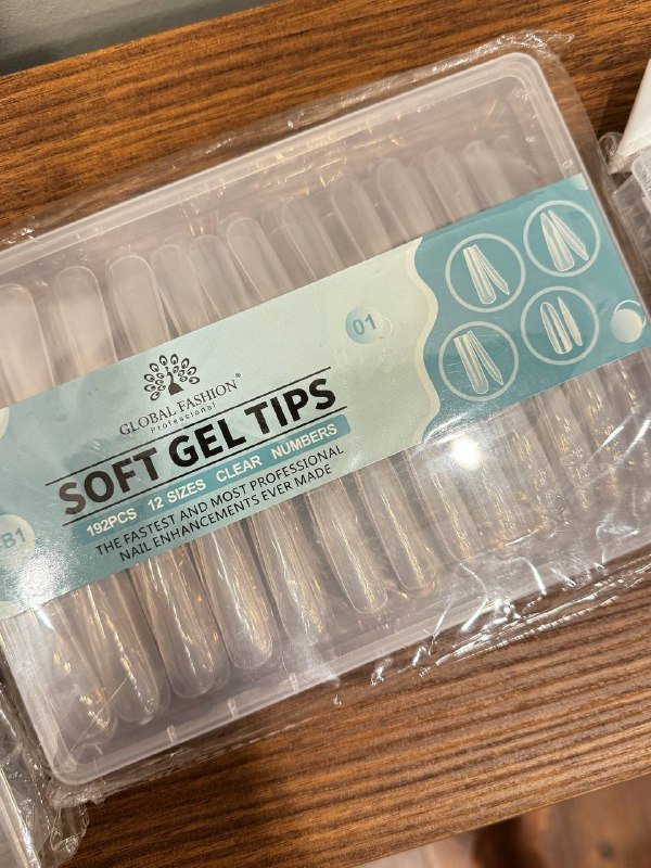 Гелевые типсы для наращивания ногтей 2