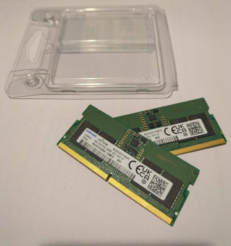 Комплект оперативной памяти Samsung DDR5 SODIMM 16 ГБ 2