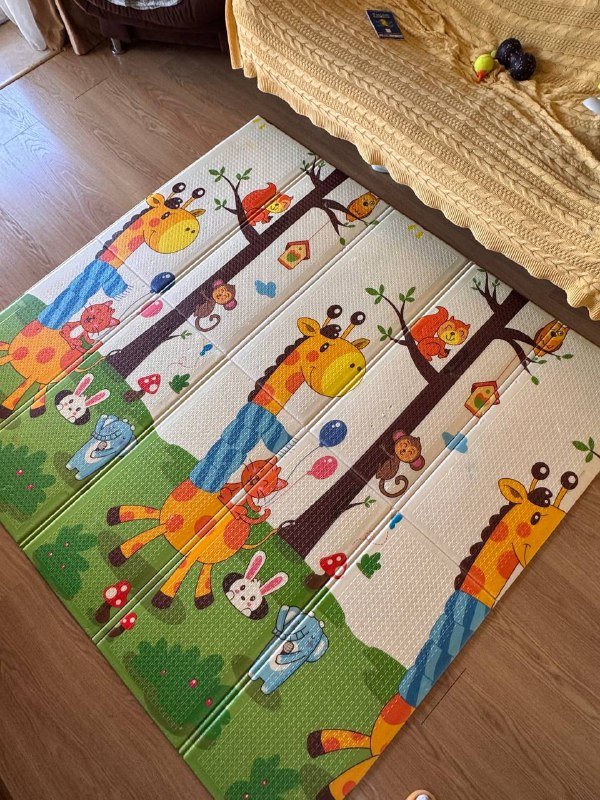 Детский складной коврик двухсторонний 180x200 см
