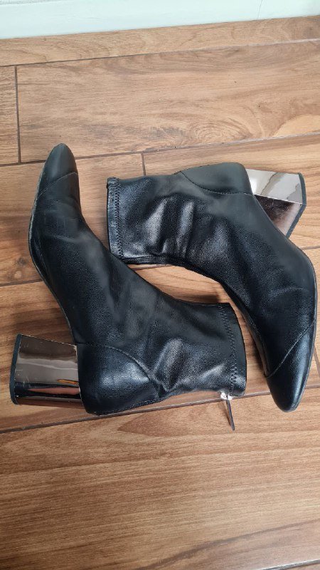 ботинки женские Zara 41 размер кожа 3