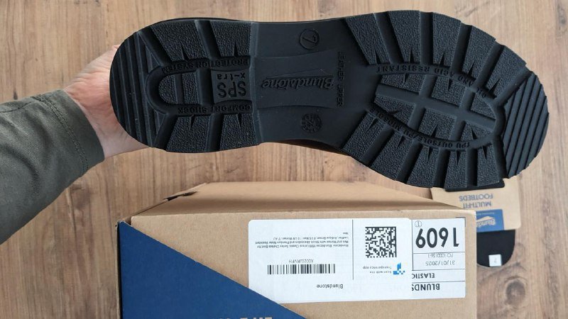 Ботинки Blundstone 1609 с стельками мужские черные размер 41 3