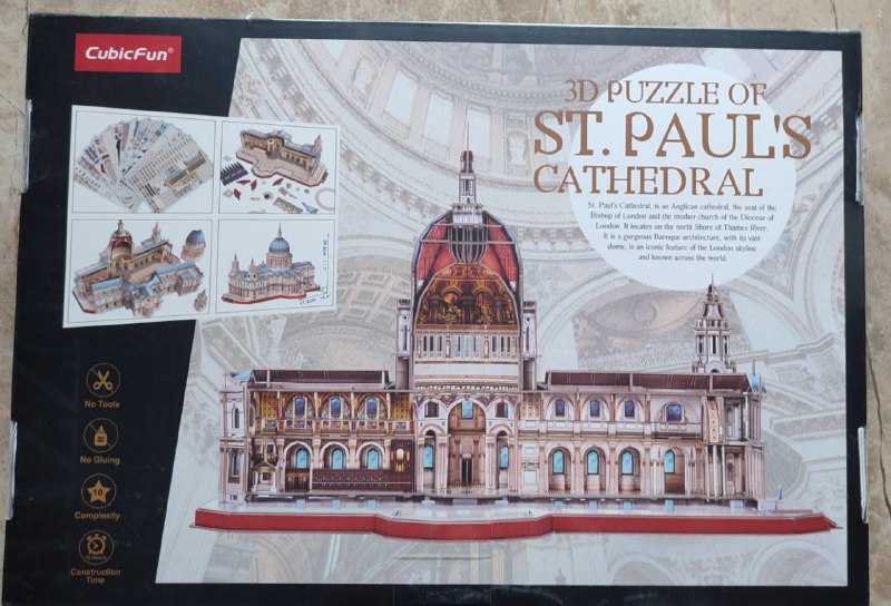 3D Puzzle - St. Paul's Cathedral 2