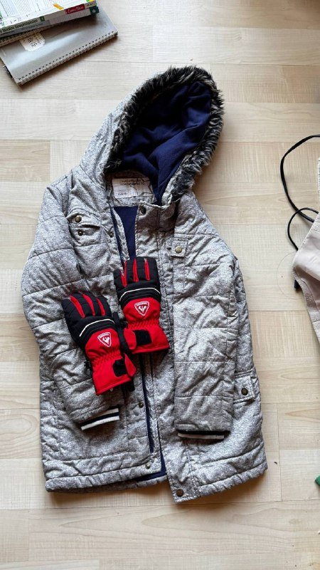 Зимняя детская куртка с перчатками Rossignol 3