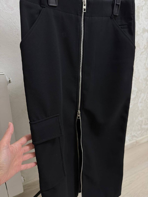 Юбка карго Зара XS-S, Экокожа S(36)