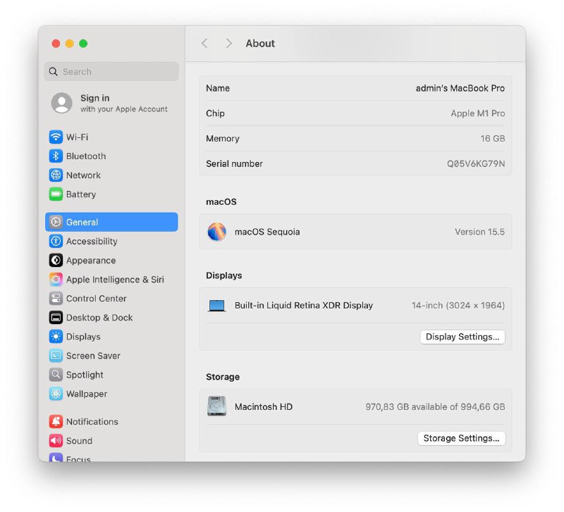 MacBook Pro 14-inch 2021 16GB 1TB Space Gray 4