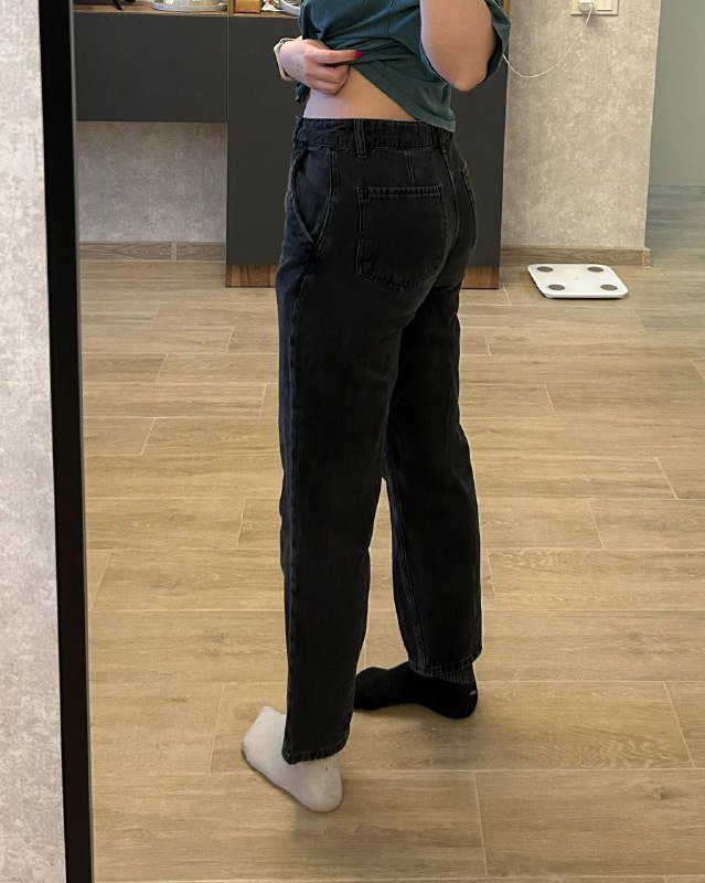 широкие джинсы defacto, легкие штаны 7