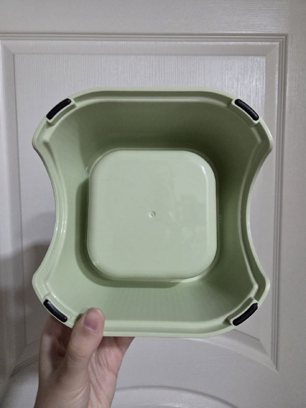 Высокая миска для корма и горшок с совком 2