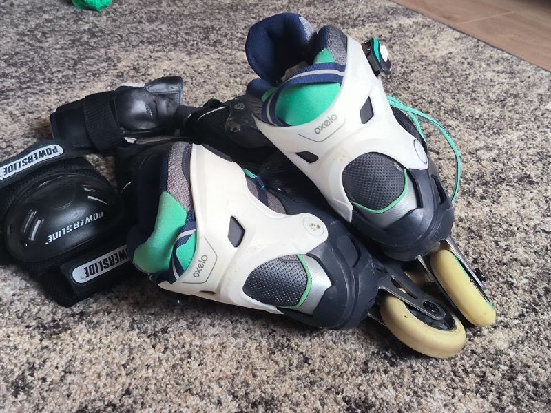 Ролики Oxelo с защитой на колени, локти и ладони 3