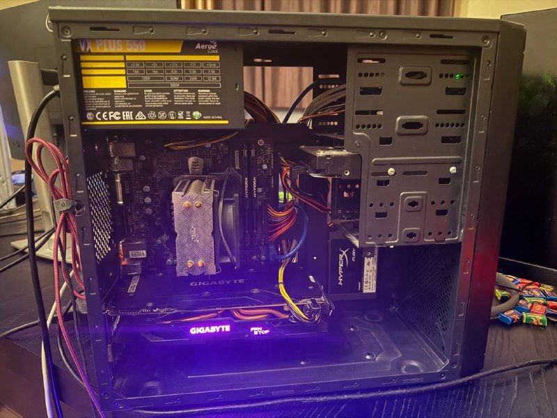 ПК игровой с монитором i5-6500 RX 480 16GB SSD HDD 2