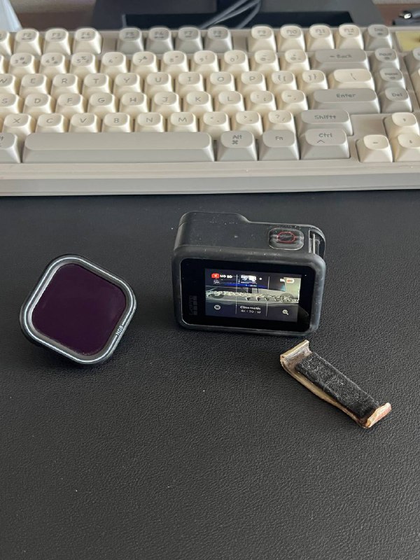 GoPro 8 с кастомной крышечкой 1