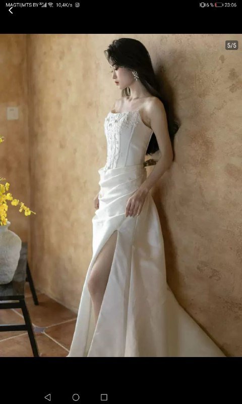 Новое свадебное платье размер s 3