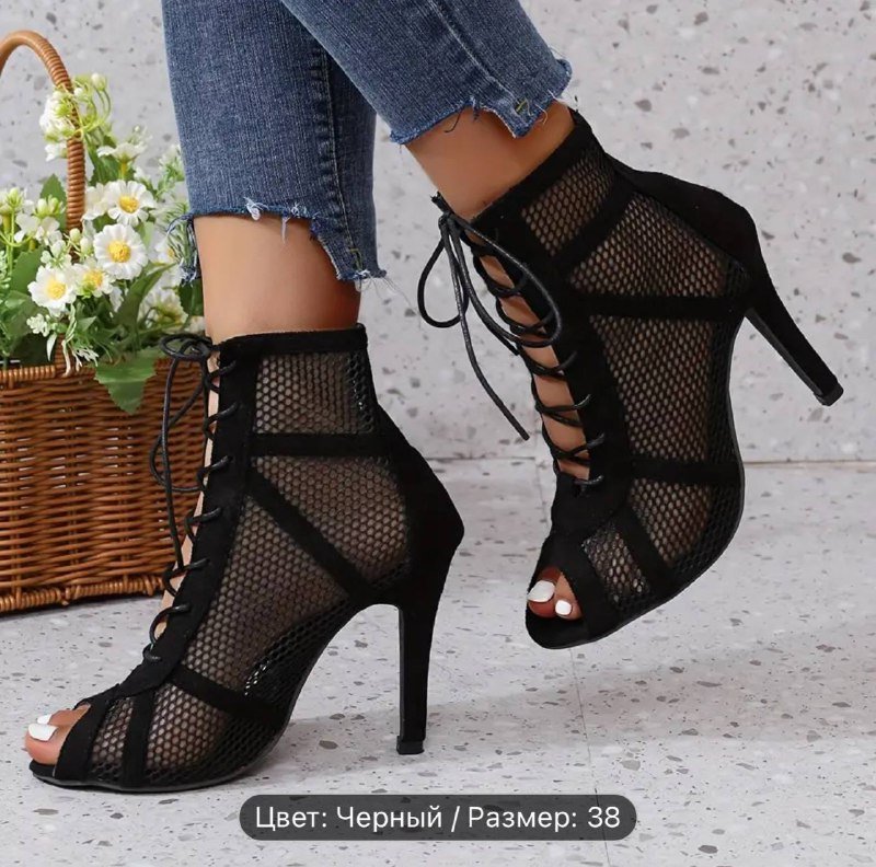 жилеты для занятий по high heels, черные, размер 38