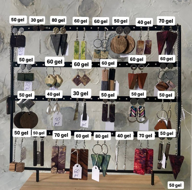 Серьги ручной работы