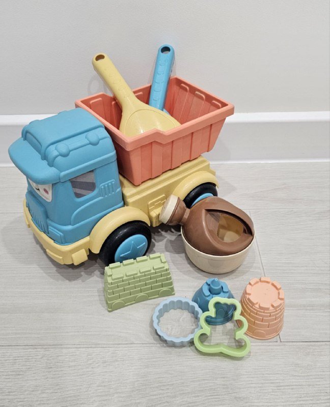 Детская игрушка машина с формочками для песка