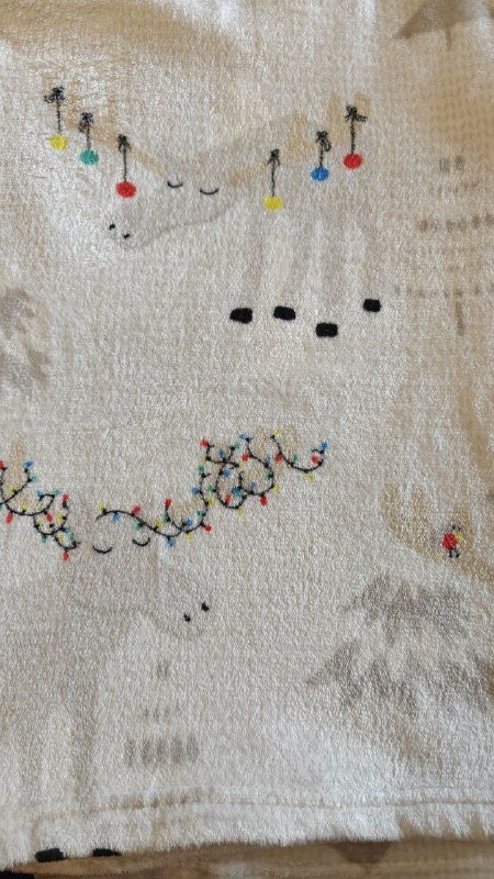 Рождественский текстиль: наволочки, плед, скатерть 4