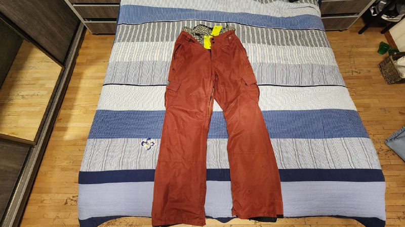Neff Ski Pants Size XL Orange 2