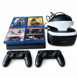 PS4 Slim 500GB, VR шлем, игры 1