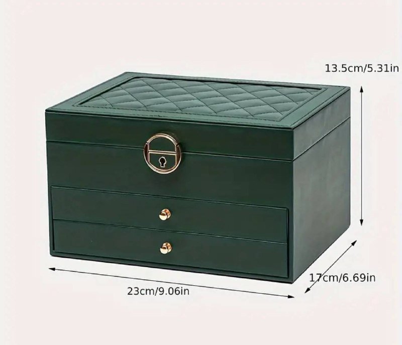 Шкатулка для украшений с замком и ключом