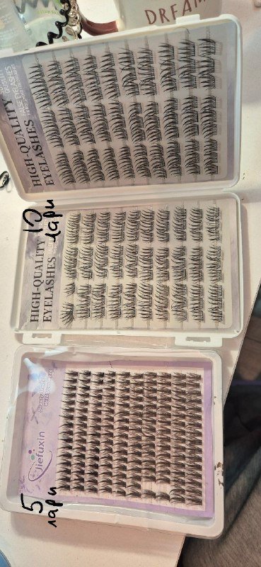 Накладные ресницы, пучковые ресницы