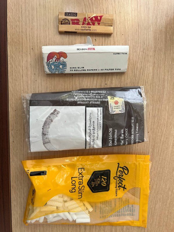 Набор для самокруток: табак, фильтры, бумага