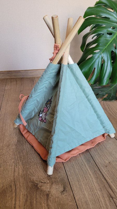 Домик-шалаш для игрушек и кукол 4