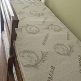 Двухъярусная кровать из дерева, два матраса 3