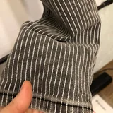 Черные джинсы Zara, полосатые джинсы 3