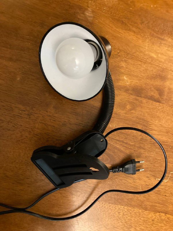 Лампа на прищепке